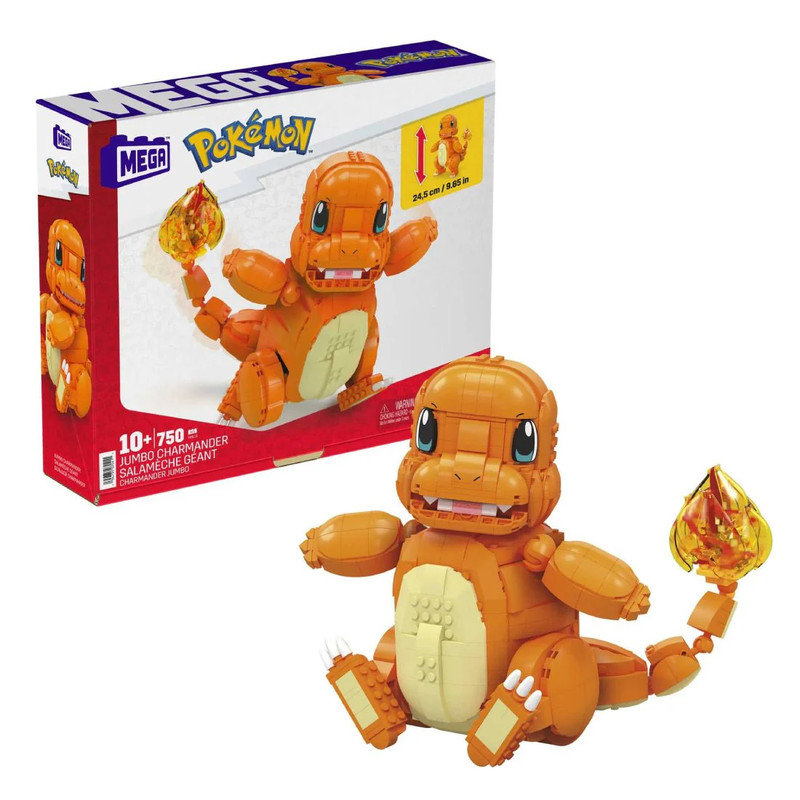 Mega Pokémon Jumbo Charmander Building Set - 730pcs - بوكيمون